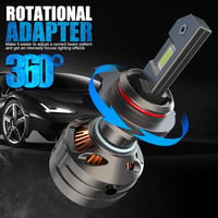 D-Lumina 9012/HIR2 LED fényszóró izzó 160W 30000LM - Canbus hibamentes, 6500K, 500% fényerő, rézcső hűtéssel, 2 db 6