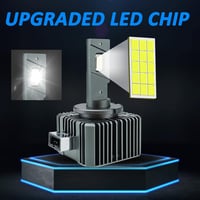 D-Lumina D1S LED Autó Fényszóró Izzó - 90W 18000LM, Canbus Hibamentes, HID Xenon Helyettesítő, Plug and Play, 2 db 8