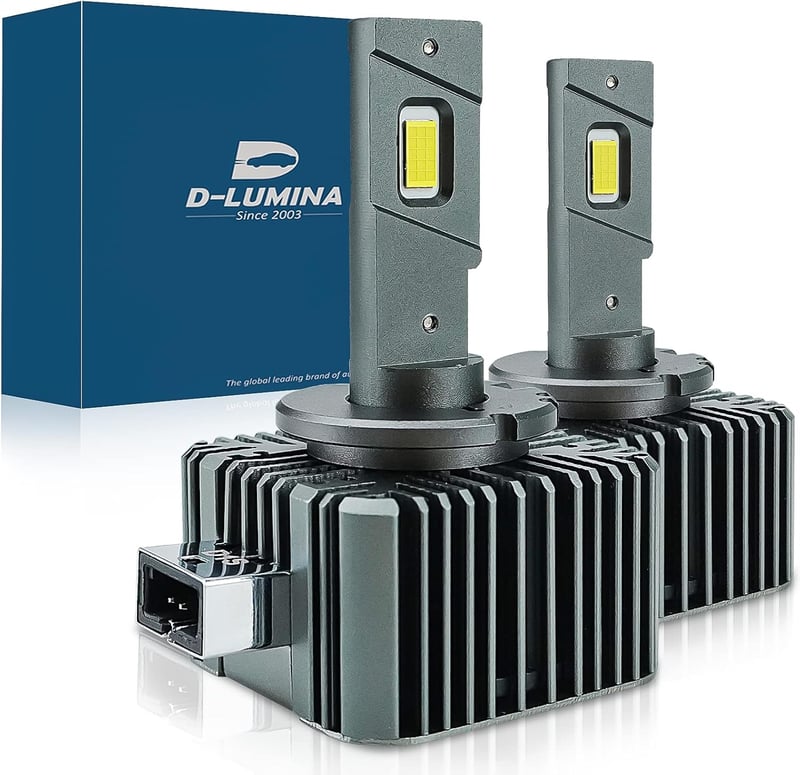 D-Lumina D1S LED Autó Fényszóró Izzó - 90W 18000LM, Canbus Hibamentes, HID Xenon Helyettesítő, Plug and Play, 2 db