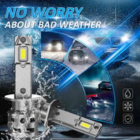 D-Lumina H1 LED Izzó 100W 16000LM Halogén Helyettesítő Autó Fényszóró 12V-18V 2db 7