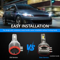 D-Lumina H15 LED Canbus Izzó 55W 10000lm 6000K Fehér Fényszóró Szett Seoul CSP Chippel, 50000 Órás Élettartam, 2 db 6