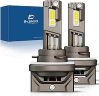 D-Lumina H15 LED Canbus Izzó 55W 10000lm 6000K Fehér Fényszóró Szett Seoul CSP Chippel, 50000 Órás Élettartam, 2 db 1