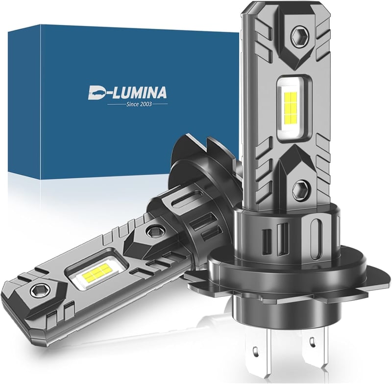 D-Lumina H7 LED Canbus Izzó 100W 16000LM 6500K Hideg Fehér Halogén Helyettesítő 2db