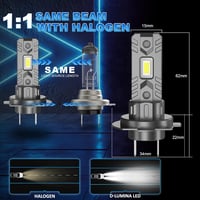 D-Lumina H7 LED Canbus Izzó 100W 16000LM 6500K Hideg Fehér Halogén Helyettesítő 2db 4