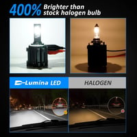 D-Lumina H7 LED fényszóró izzó Volkswagen, Mercedes modellekhez, autóspecifikus adapterekkel, 100W 10000LM 6000K fehér, 2db 7