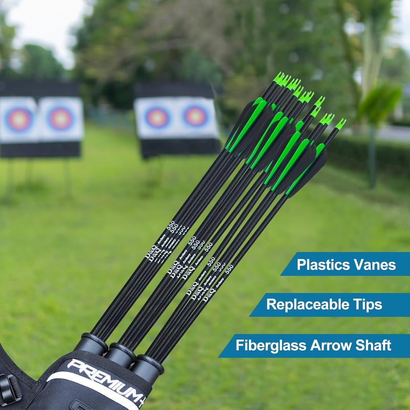 D&Q Takedown Recurve Íj 40 lbs Felnőtt Vadász Nyíl Készlet Jobbkezes
