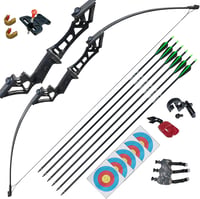 D&Q Takedown Recurve Íj 40 lbs Felnőtt Vadász Nyíl Készlet Jobbkezes 1