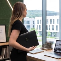 D.RECT 5580 Harmonikový zakladač, 12 priehradiek, A4, čierny 7