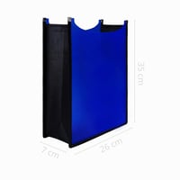 D.RECT Notebook Box A4 pentru ghiozdan - Mapă din plastic cu deschidere superioară pentru copii, pentru bibliorafturi și caiete, Albastru 3