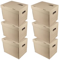 D.RECT Archivačný box A4 IDEA, kartónový, 6 ks, hnedý 1