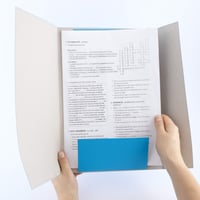 D.RECT Kartónový zakladač s gumičkou, 300 g, modrý, balenie 25 ks, poštová zložka na archiváciu dokumentov 2