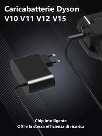 MJXYXCDH 30.45V 1.1A Töltő Dyson V10/V11/V12/V15 Vezeték Nélküli Porszívókhoz - Kompatibilis Cyclone/Absolute/Animal Modellekkel, 1.8m Kábel 2