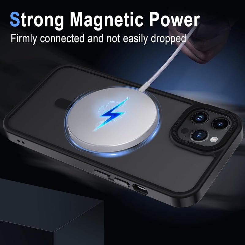 iPhone 11 Pro Max MagSafe kompatibilis matt fekete védőtok - XTCASE