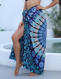 UMIPUBO Női Strandkendő - Nyári Bikini Takaró, Boho Pareo 180x130cm 7