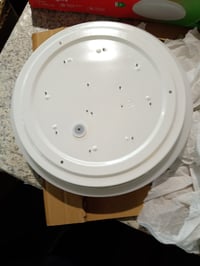 Briloner LED mennyezeti lámpa 8W 1700lm semleges fehér 4000K 29x6 cm kerek fehér — apró horpadás a burán (állapot: lásd a 2. képet) 4
