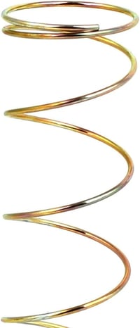 Whirlpool mosógép lefolyószelep rugó szett - 5 db bronz fém alkatrész 2