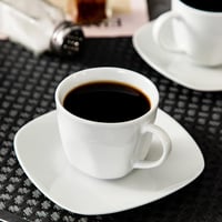 MALACASA Elisa 12 részes krémfehér porcelán kávéskészlet 6 személyre 6