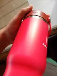 Termoska z nehrdzavejúcej ocele Super Sparrow Twistpath 900 ml, s viečkom so slamkou Flex, červená, bez BPA, vhodná do auta (stav: pozri 2. obrázok) 3