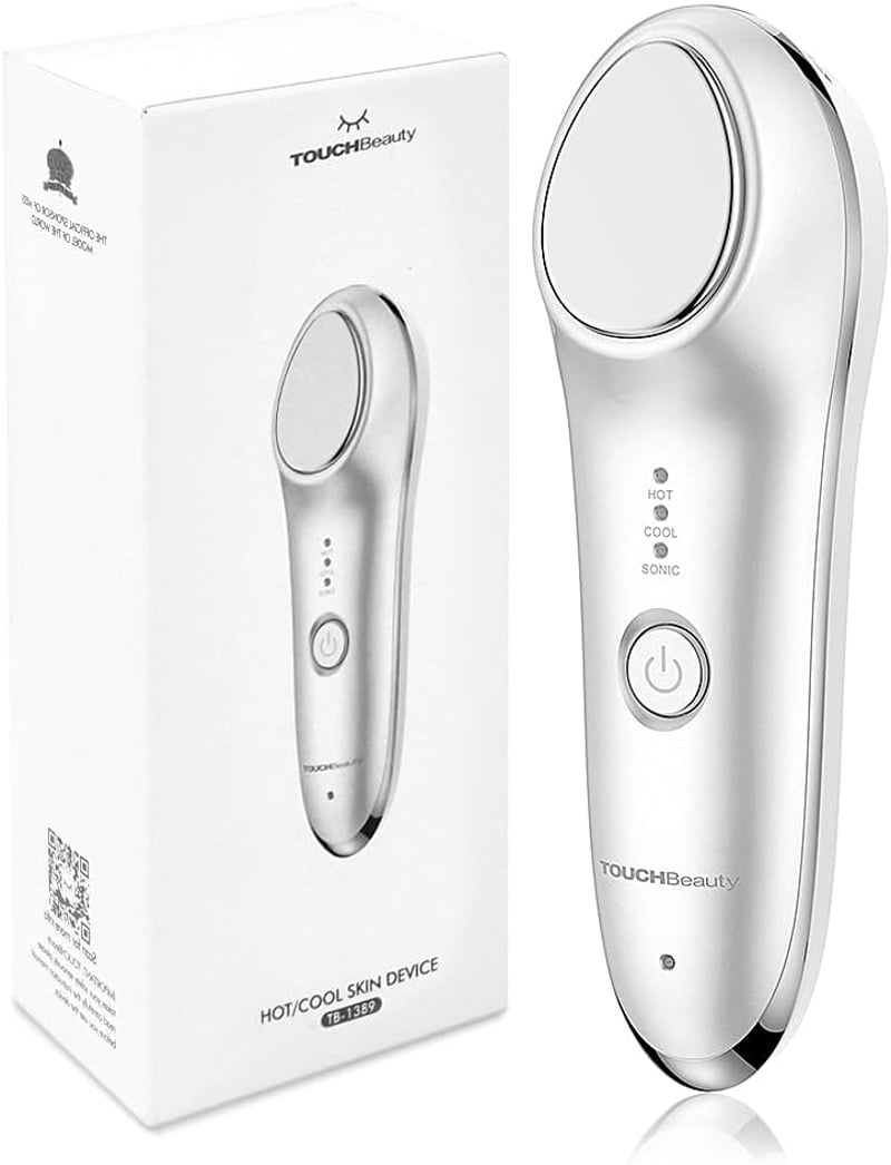 TouchBeauty arcmasszírozó készülék meleg-hideg és vibrációs funkcióval, ránctalanító