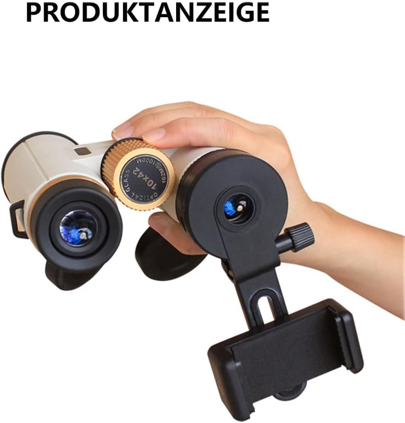 CAM2 Teleszkópos Telefontartó Adapter - Távcsőhöz, Mikroszkóphoz, Monokuláris Eszközökhöz - Állítható Univerzális Okostelefon Rögzítő Minden