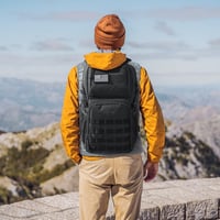 G4Free 35L Taktikai Hátizsák - Fekete Katonai Stílusú Túrazsák MOLLE Rendszerrel - Vízálló Poliészter Túra, Kemping, Vadászat és Outdoor Tev 7
