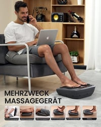 RENPHO Elektromos Lábmasszírozó 20 Sebességgel, 5 Üzemmóddal, Távirányítóval - Talpi Izomfeszülés és Plantáris Fasciitis Enyhítésére 12