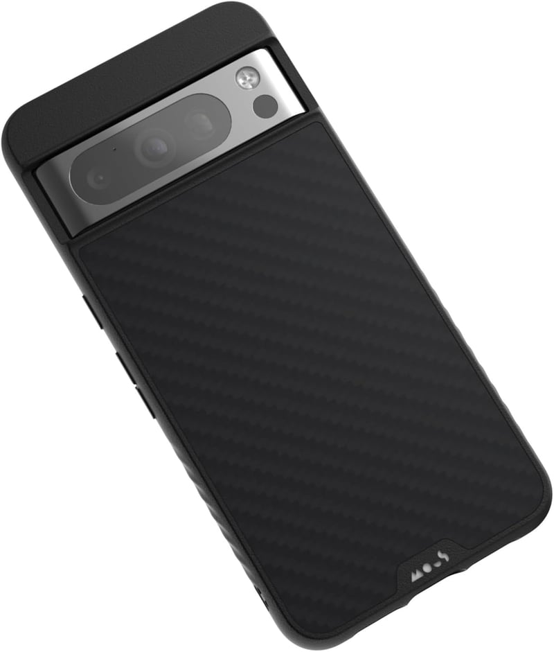 Mous Limitless 5.0 Carbon Fibre Tok Google Pixel 8 Pro MagSafe Kompatibilis Védőtok Szénszálas Mobiltelefon Burkolat