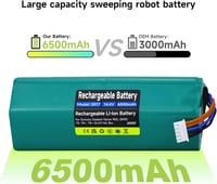 Yeedi és Ecovacs robotporszívókhoz 14.4V 6500mAh akkumulátor - Mspalocell 2
