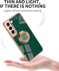 Samsung Galaxy S22 5G Lila Hátlap - 360° Autós Tartó, Ütésálló Borítás, 2 Üvegfólia 7