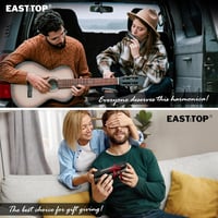 East Top Forerunner 2.0 kromatikus szájharmonika, 12 lyukú, C-hangolású, szelep nélküli 6