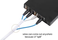 Alex Tech 2,4 méteres kábelrendező burkolat PC-hez, 13 mm átmérővel 3