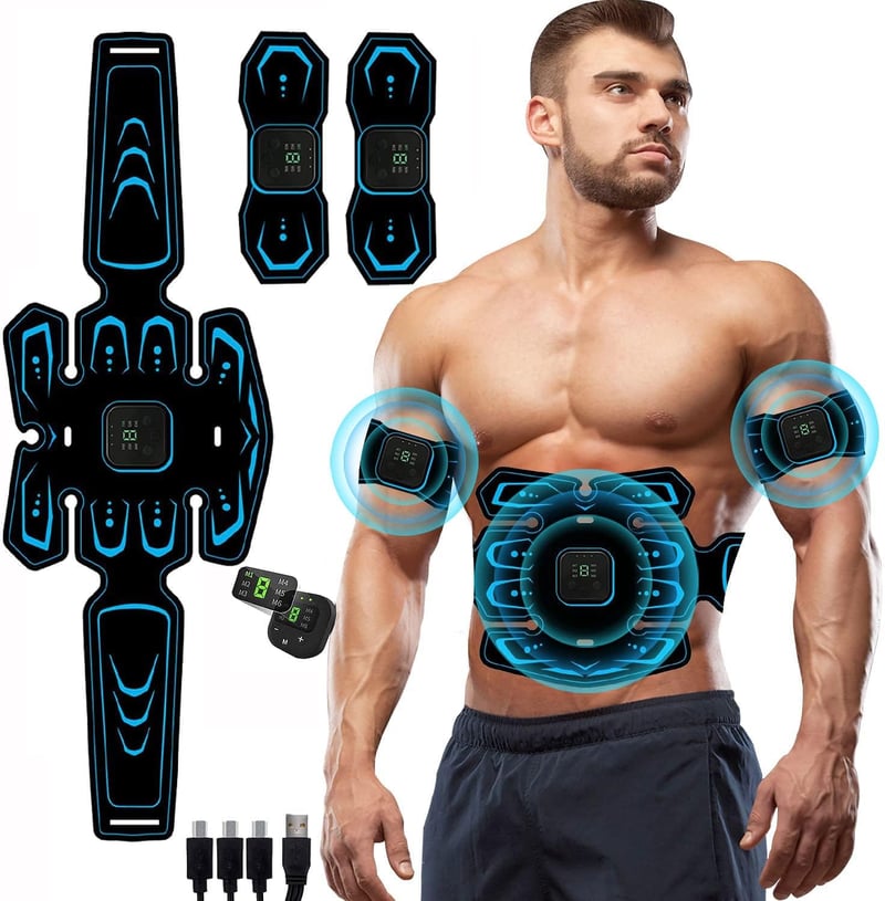 EGEYI EMS Vezeték Nélküli Hasizom Stimulátor - Okos Fitness Gép Teljes Testre