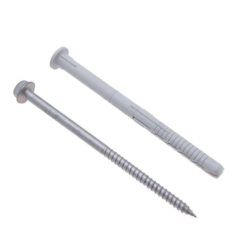 Klimas 50db-os rozsdamentes acél Torx csavar és tipli készlet, 10x80mm