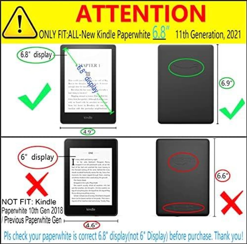 Kindle Paperwhite 11 Mentazöld PU Bőr Tok Kártyatartóval (2021)