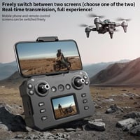 Aenxwa E88 Mini Drón 4K HD Kamerával - Kefe Nélküli Motorral, WiFi FPV, 120° Látószög, Optikai Pozícionálás, Akadályérzékelés, 2 Akkumulátor 2