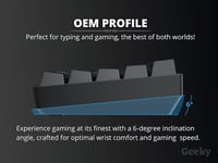 GK61 SE 60% Mechanikus Gamer Billentyűzet | RGB LED | Barna Kapcsoló | ANSI US 7