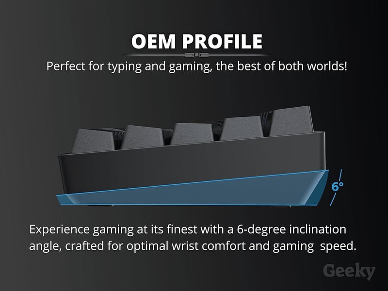 GK61 SE 60% Mechanikus Gamer Billentyűzet | RGB LED | Barna Kapcsoló | ANSI US