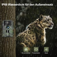 Lutranstra 4K Vadkamera 60MP WiFi Applikációval, Éjjellátó, 0.1mp Indítási Idő, Mozgásérzékelő, Vízálló IP66, 32GB Memóriakártyával, Bluetoo 7