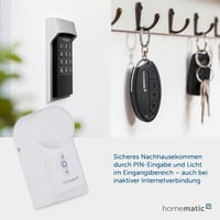 Homematic IP eQ-3 AG Okos Ajtózár Mechanizmus - Vezeték Nélküli Smart Home Rendszer Fém Burkolattal, Betörésvédelemmel 3