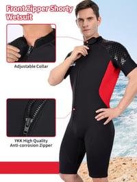Owntop 3mm-es férfi neoprén shorty búvárruha, UPF50+, XXL 3