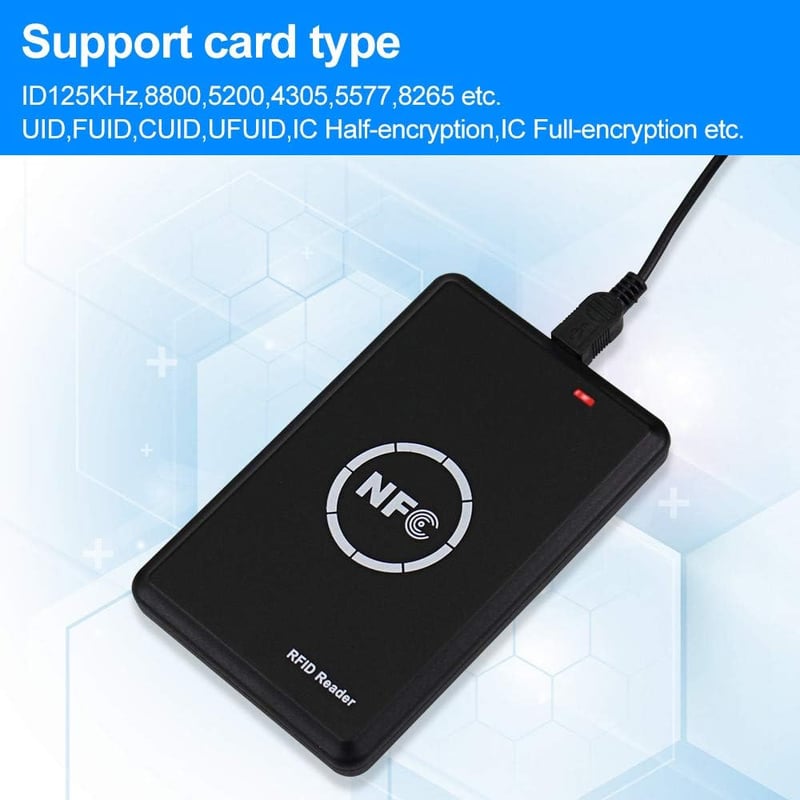 Dongyang érintésmentes kártyaolvasó és másoló - 125KHz/13,56MHz, USB, T5577 támogatással