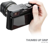 Leica Q3 fémmarkolat - JJC prémium hüvelykujjtámasz jobb fogásért 2