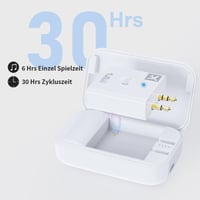 1Mii Bluetooth 5.3 repülőgép adapter fülhallgatókhoz, 30 órás üzemidő, töltőtokkal 4