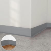 YushengTai öntapadós, rugalmas szegélyléc 6m, PVC, 50x20mm, konyhába és fürdőbe 2