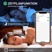 EXTRASTAR E27 Okos LED Izzó, WiFi Alexa Kompatibilis, 10W 1000LM, RGB Színváltós, Fényerőszabályozható, 2700K-6500K, Google Home Támogatás,  3