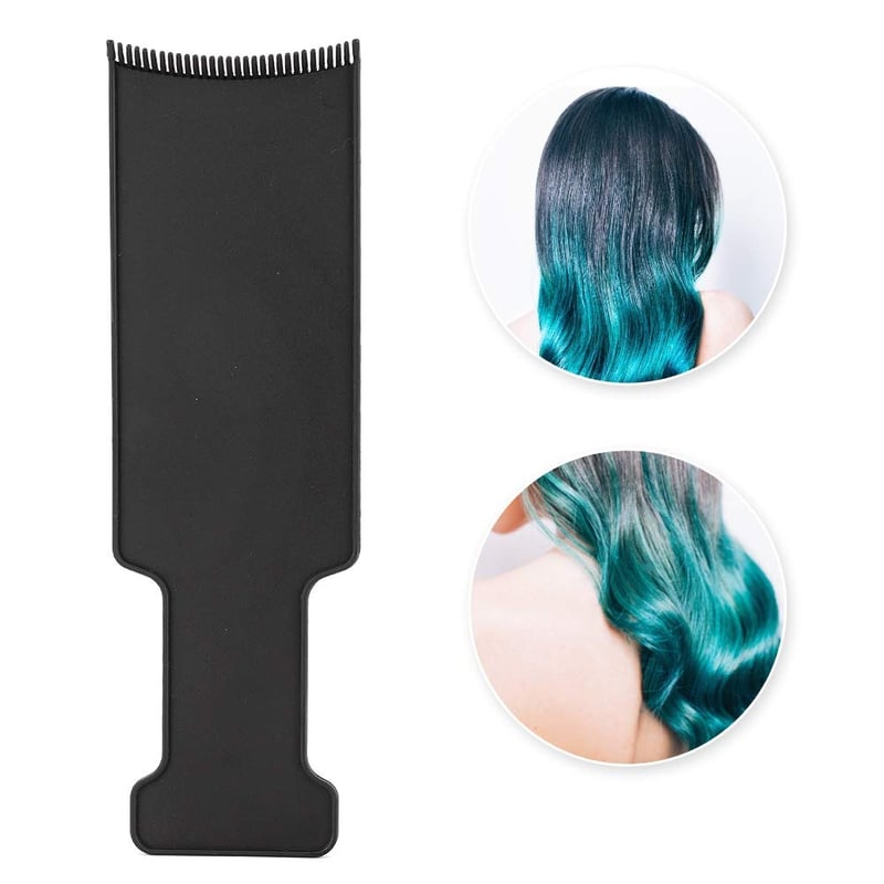 Yosoo Health Gear Balayage Festőlap Fogazattal - Professzionális Hajfestő Eszköz Melírhoz, Otthoni és Szalonhasználatra (Közepes, Fekete)