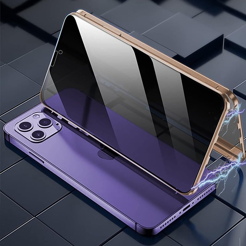 Apple iPhone 14 Arany Átlátszó Védőtok Üvegfóliával