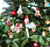 ilauke 8 db Skandináv Karácsonyi Manó Plüss Függődísz Szett 4