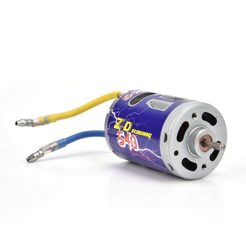Keenso 540 Brushed Motor Hűtőbordával és 45A ESC Készlet - 1/10 RC Távirányítós Autó Motor Szett Crawler Terepjáróhoz - Narancssárga