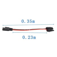 Napelemes 10AWG adapter kábel, férfi-női csatlakozóval, hordozható erőműhöz 2